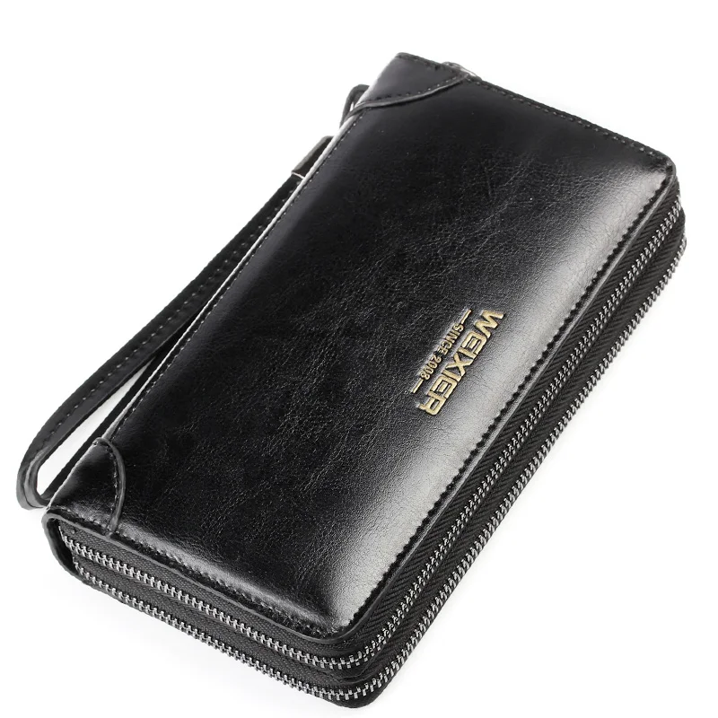 WEIXIER 2019 New Genuine Leather Men Clutch Bags Wallets Leather Men Bags Wallet Leather Long Wallet Coin Pocket men Purse, 3 color for choice
WEIXIER 2019 New Genuine Leather Men Clutch Bags Wallets Leather Men Bags Wallet Leather Long Wallet Coin Pocket men Purse, 3 color for choice