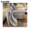 Solid surface special shape functional hotel table inlobby