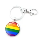 custom logo wholesale rainbow heart love wins lgbt gay pride keychain