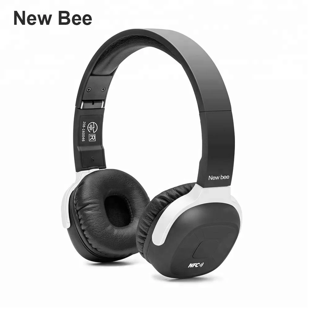 

New Bee NB-9 45Hrs Battery Life On Ear Portable Foldable Hi-Fi Stereo Wireless Headphone, Black;brown;red