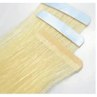 HoHoHair Factory direct NEW PRODUCT 20" invisible remy blonde PU skin hair tape in extensions