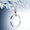 K9 Crystal Blank Hanging Ornaments for Decoration