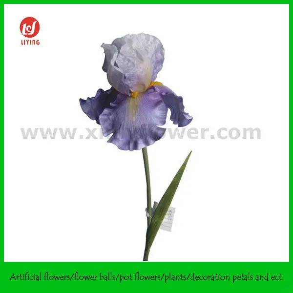 selling artificial iris flower silk flowers