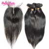 Wholesale unprocessed cheap tangle free no shed saga single donor 100% virgin indian remy temple hair