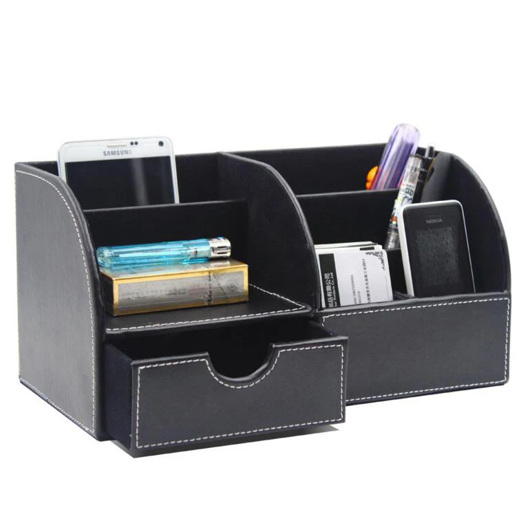 Custom premium MDF PU leather pen container stand office storage desk organizer
Custom premium MDF PU leather pen container stand office storage desk organizer