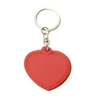 Custom Key Chain Heart Shape Car Keychain Genuine Blank Leather Keyring