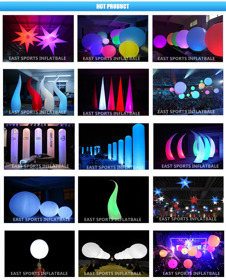 3M hot sale large custom size PVC inflatable football inflatable soccer ball for advertising