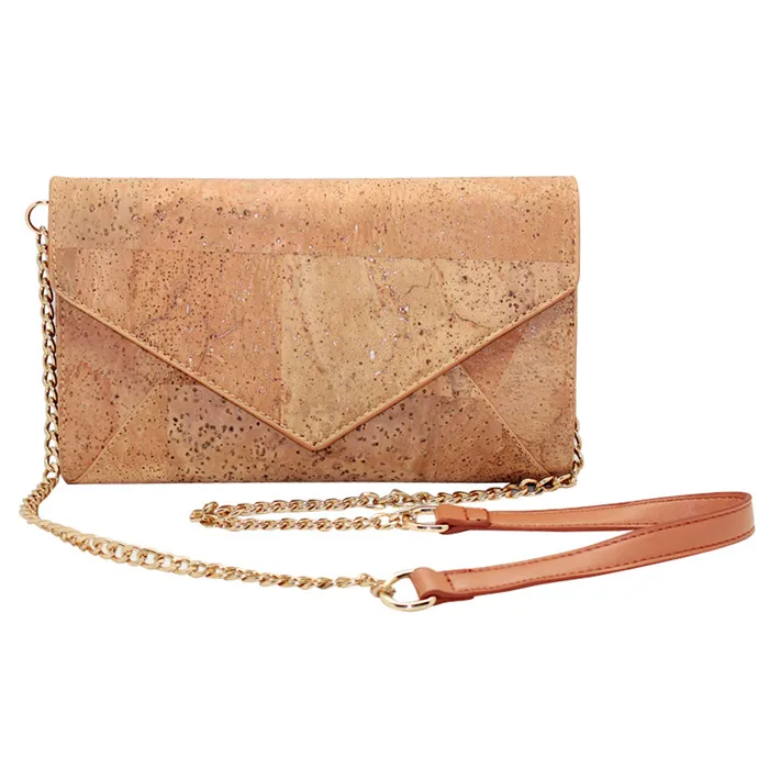 Boshiho Clutch Cork Ladies Handbag Envelope Purses