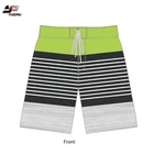 Cool color changing printed pattern blank water design your own custom men's swim trunks
