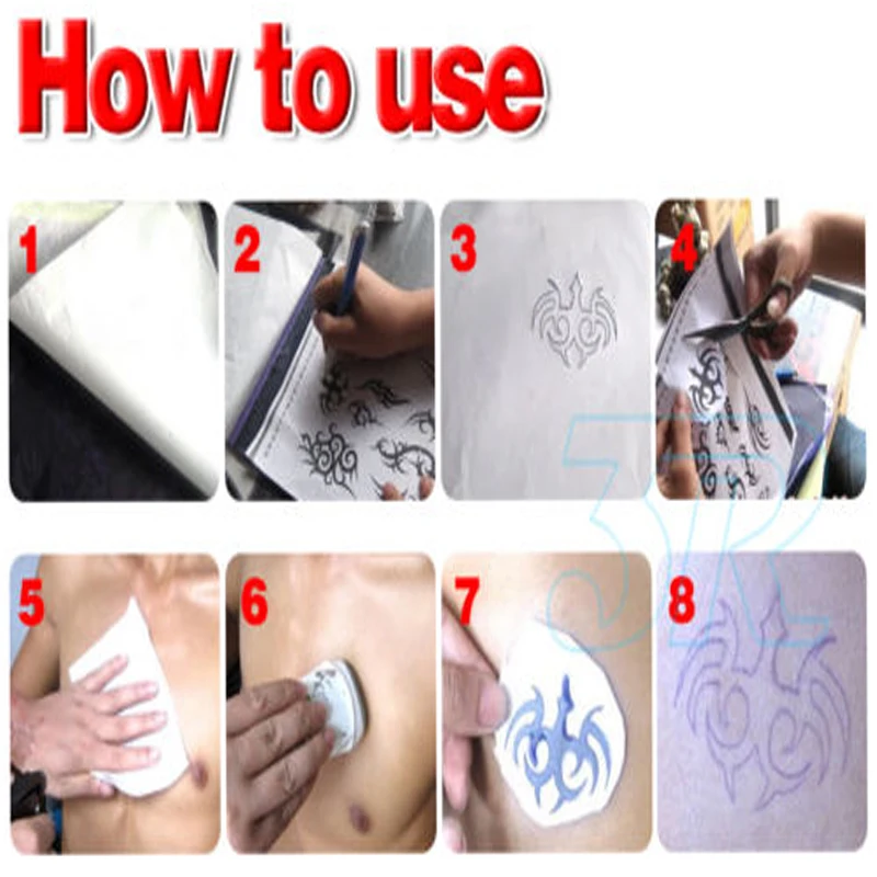 10pcs Thermal Stencil Tattoo Transfer Paper A4 Size Thermal Paper Tattoo  Accessories Tattoo Supplies - Tattoo Stencils - AliExpress
