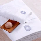 Manufacturer Wholesale Luxury White Cotton Bath Face Towels 5 Star Hotel Towel Set