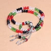Islamic Muslim prayer rosary crystal necklace 99 beads