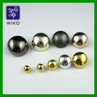 Plating half ball shape plastic button for coat