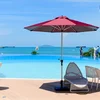Patio water proof leisure courtyard garden parasol outdoor sun Aluminum umbrella rust-free Hotel swimming pool Beach umbrella