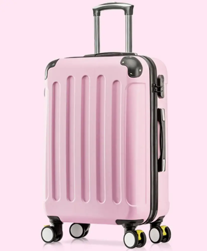 hot pink hard shell luggage