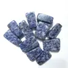 Wholesale Natural 2-4cm Blue Spots Stone Reiki Quartz Crystal Tumbled Stone For Decoration
