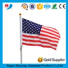 Top quality 16FT/20FT/25FT aluminum telescopic flag pole supplier