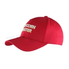 New Design Short Curve Brim Cloud Embroidery Cotton Baseball Caps Red OEM ODM