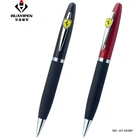 Advertising Luxury Rubber Metal Ballpoint Pen With Special 3D Epoxy Logo Clip For Promotional Gifts