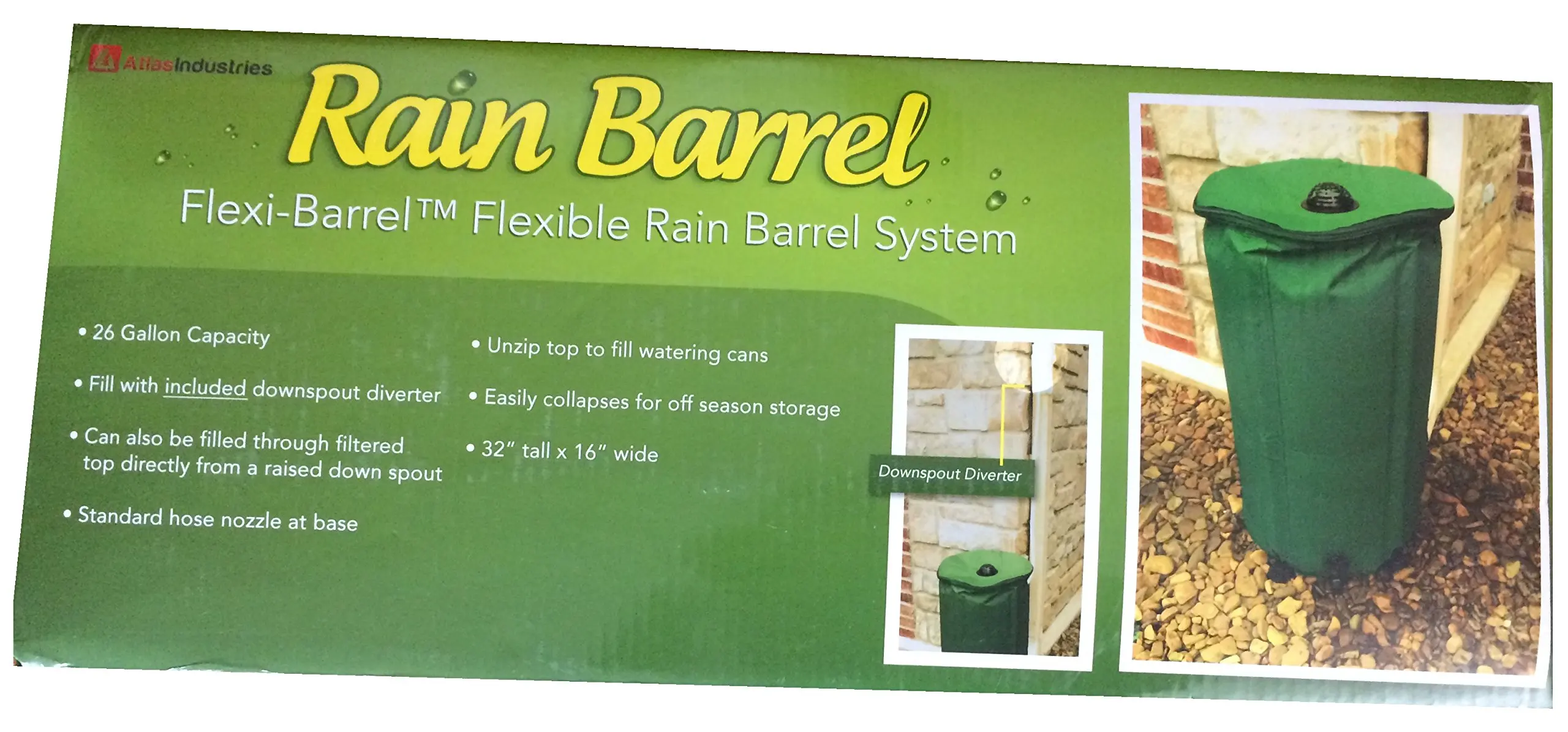 rain barrel flexi-barrel system