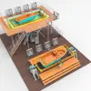 new design plastic boat oven rock n roll rotomolding machine for sale