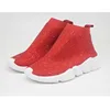 Women Colorful Diamonds Fly Knitting Sock Upper Running Sports Sneakers Shoes
