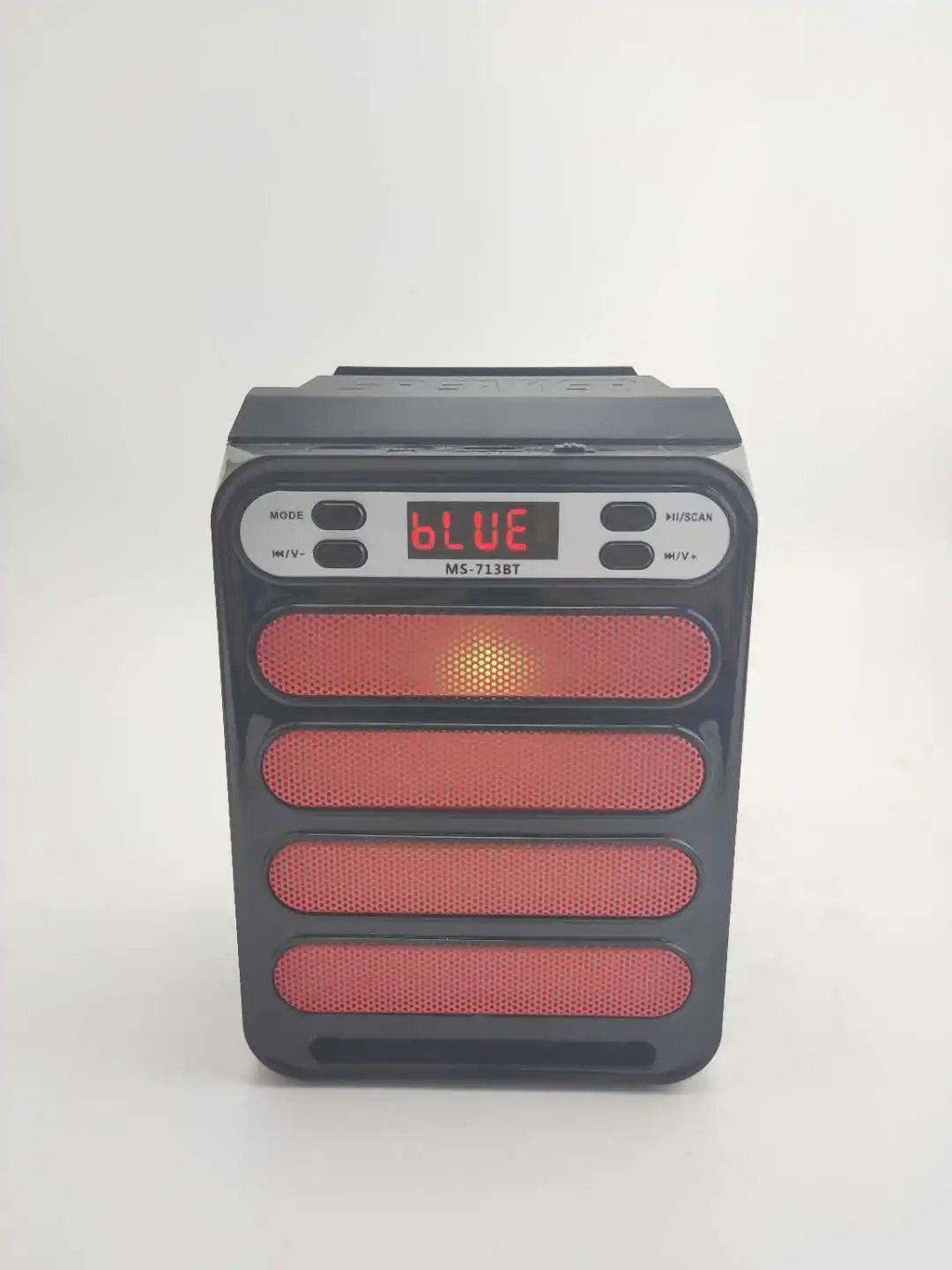 4inch mini portable mobile speaker stereo with usb/tf new Handle of Phone slot MS-713BT outdoor with fm radio - ANKUX.COM