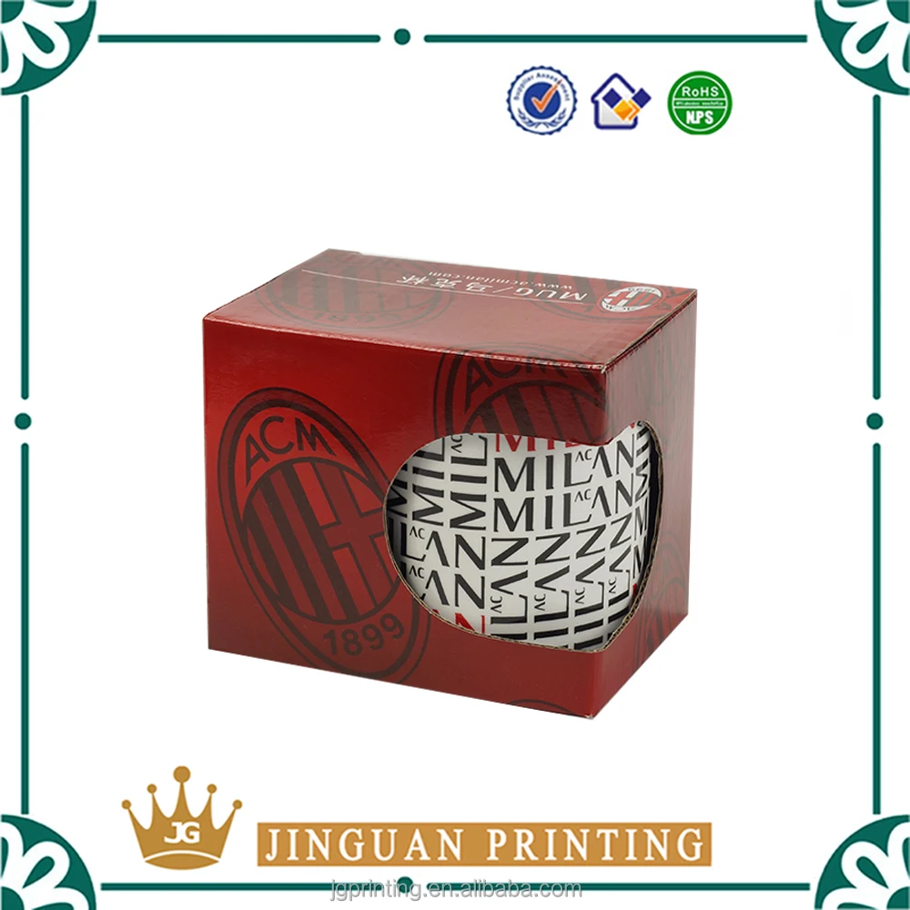 custom printed gift cardboard packaging high quality mug box