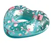 Pool Lounge Float inflatable heart-shaped Pool Float with 2 handles