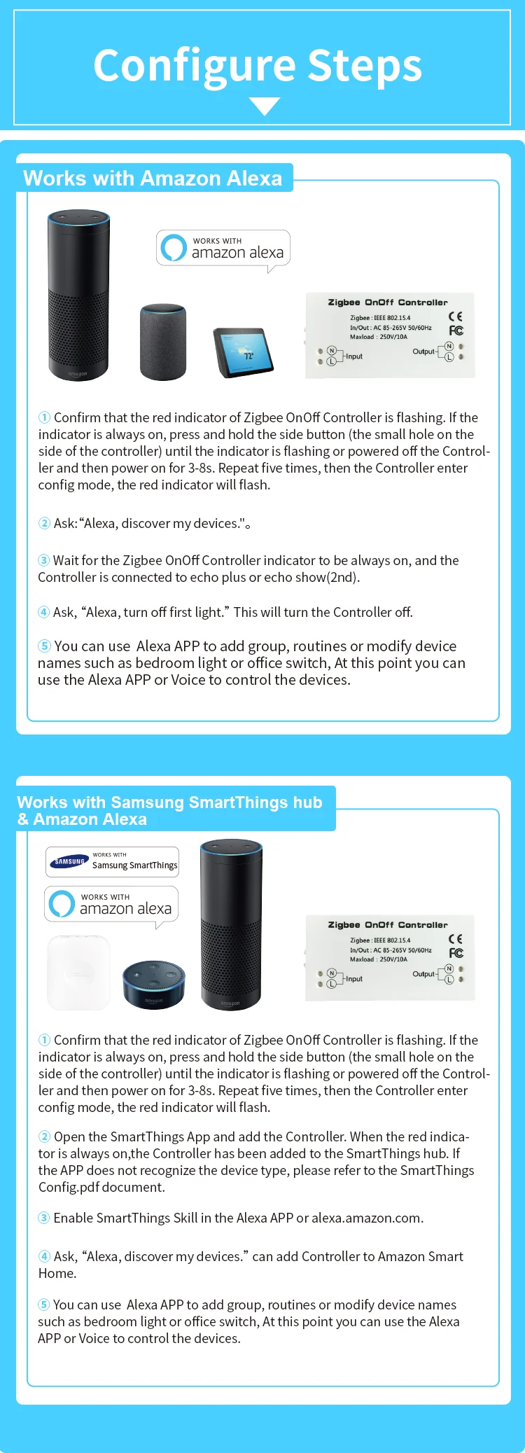 Surge Protection ZigBee Smart Control Switch Factory Wholesale Switches Controller For Google Home - ANKUX.COM