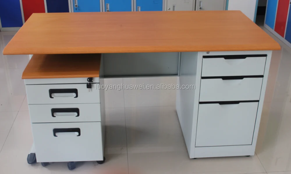 MDF top Steel Reception desk