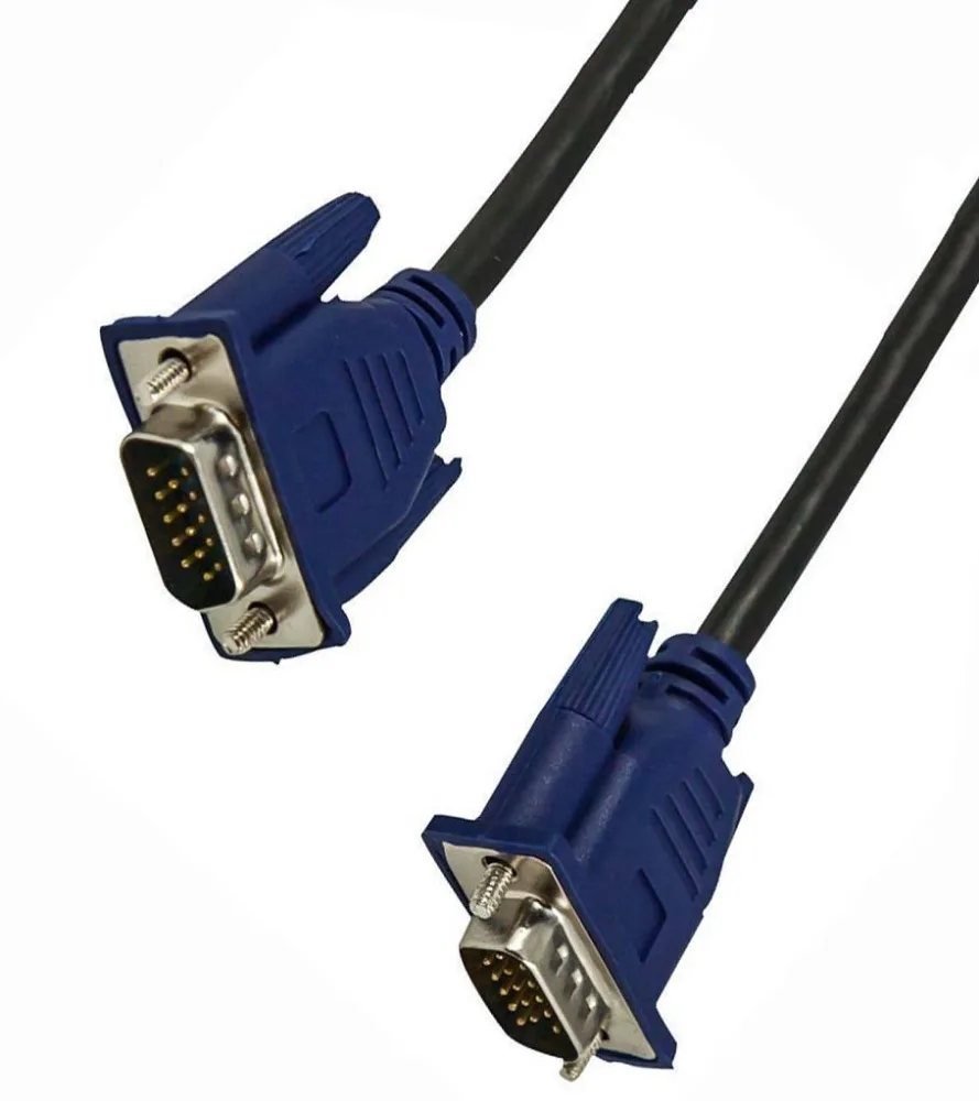 vga cable 15 pin to 15 pin with 2 ferrites