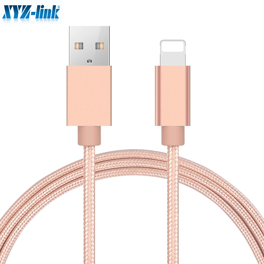 XYZ-link supply nylon usb mfi cable for Iphone 5/5s/6/6s/7/7s, Gold/rose gold /silver/red/black
XYZ-link supply nylon usb mfi cable for Iphone 5/5s/6/6s/7/7s, Gold/rose gold /silver/red/black