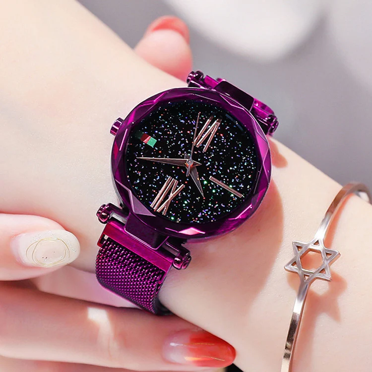 2019 New Designs Wholesale Korean Watches Ladies Watch Starry Sky Magnetic Mesh Band Female Wristwatch SMKI023, Many color ,you can mix color
2019 New Designs Wholesale Korean Watches Ladies Watch Starry Sky Magnetic Mesh Band Female Wristwatch SMKI023, Many color ,you can mix color