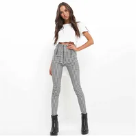Gray White Plaid Pants Sweatpants Women Side Stripe Trousers Casual Cotton Comfortable Elastic Pants Joggers
Gray White Plaid Pants Sweatpants Women Side Stripe Trousers Casual Cotton Comfortable Elastic Pants Joggers