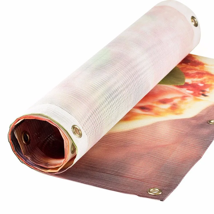 PVC banner mesh details