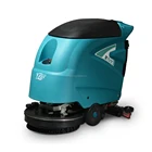 walk behind battery type efficient floor cleaning equipment