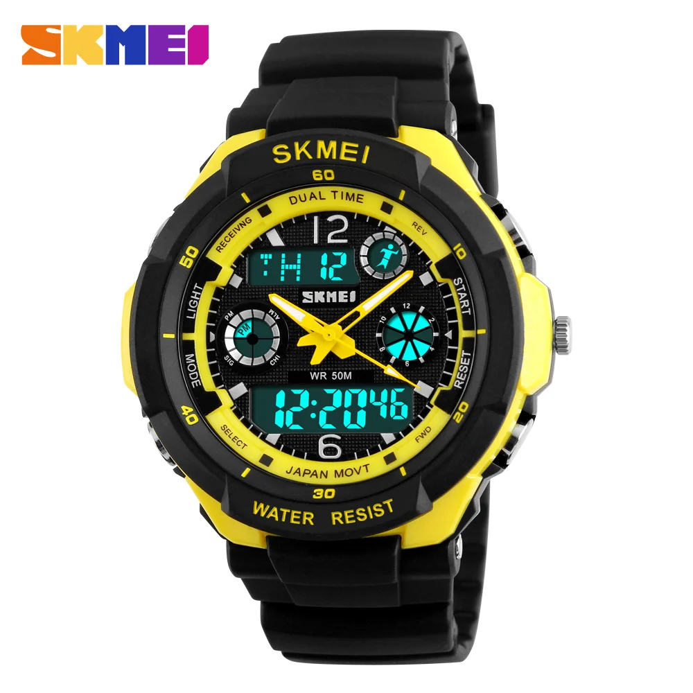 

multifunction dual time watches unisex sports 30m waterproof japan quartz skmei 0931 sport digital watch led watch instructions