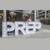 Decorative and free standing led light letter bulb sign/marquee letters
