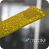 Big Project Gold Yellow Art Glass Sheet Cathedral Glass For Church Window