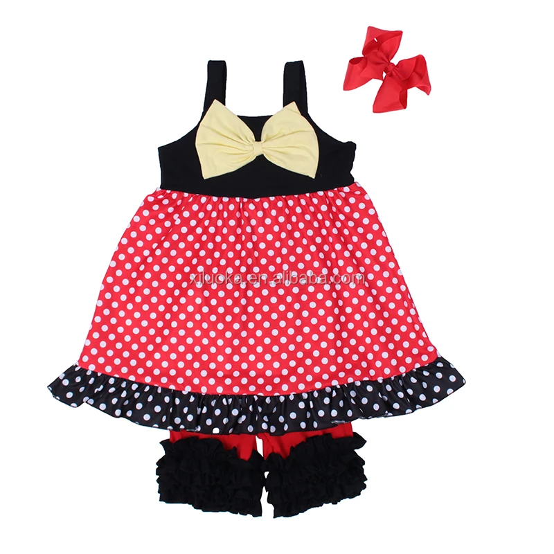Excellent Quality Fashion Style Polkat Dot Girl Dress Outfits Kids Boutique Clothing Sets With Bow, Picture
Excellent Quality Fashion Style Polkat Dot Girl Dress Outfits Kids Boutique Clothing Sets With Bow, Picture