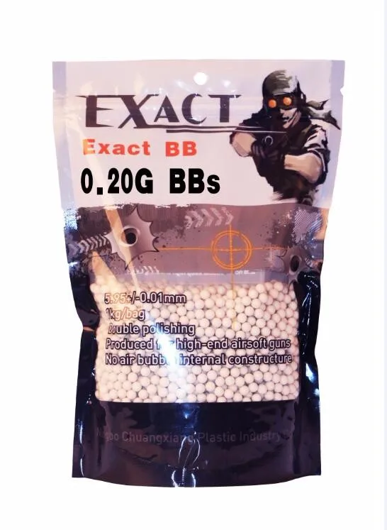 5mm/6mm airsoft bbs bb ball bb pellet 0.20