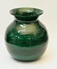 High quality best selling spun turquoise lacquer bamboo vase from Vietnam