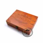 Hot selling customer design wooden box wax seal stamp kit for gift 666