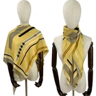 Twill silk scarf custom women printed muslim hijab scarf silk flowers voile scarf