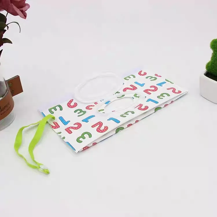 Reusable custom printing travel pvc eva baby wet wipe packing pouch case bag