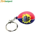 Cheap PVC Bulk Soccer Keychains For Men Football Team