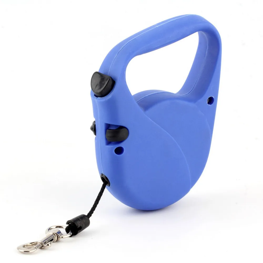 One-handed With Lock Retractable Pet Etendable Leash Lead for Dogs Cats Small Medium Large 3M Red Black Pink High Quality