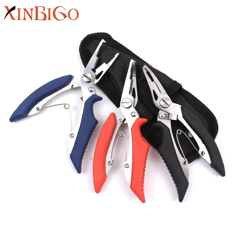 Wholesale Custom Soft Rubber Handle Fishing Pliers Scissors Line Cutter Remove Hook Lure Pliers, Black/ orange/blue
Wholesale Custom Soft Rubber Handle Fishing Pliers Scissors Line Cutter Remove Hook Lure Pliers, Black/ orange/blue