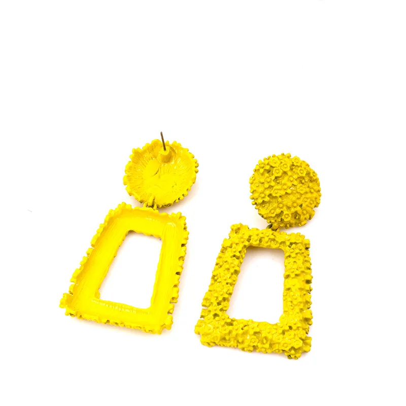 fashion design hanging earrings 18k gold silver geometric yellow black red metal earring african fashion earrings, As photo
fashion design hanging earrings 18k gold silver geometric yellow black red metal earring african fashion earrings, As photo